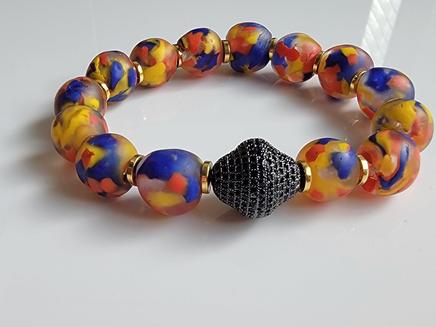 Blue & Orange Yellow Vibrance 4-Strand Stak Set