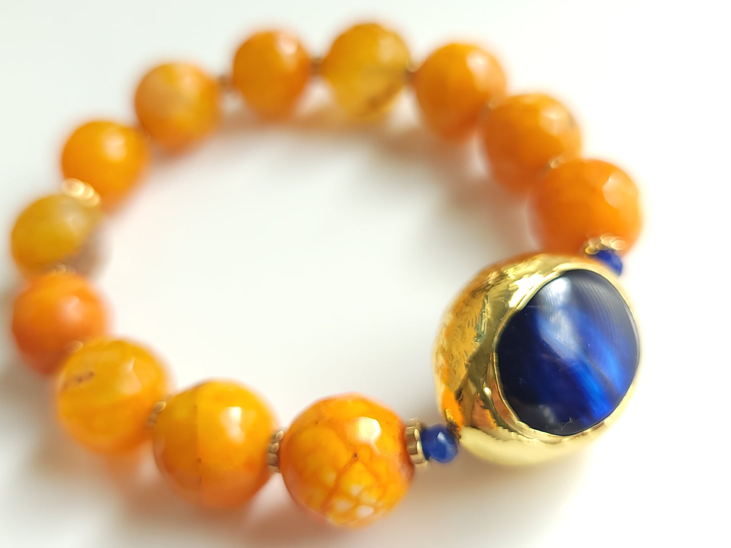 Blue & Orange Yellow Vibrance 4-Strand Stak Set